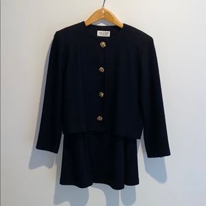 St John Wool Jacket/Skirt Set